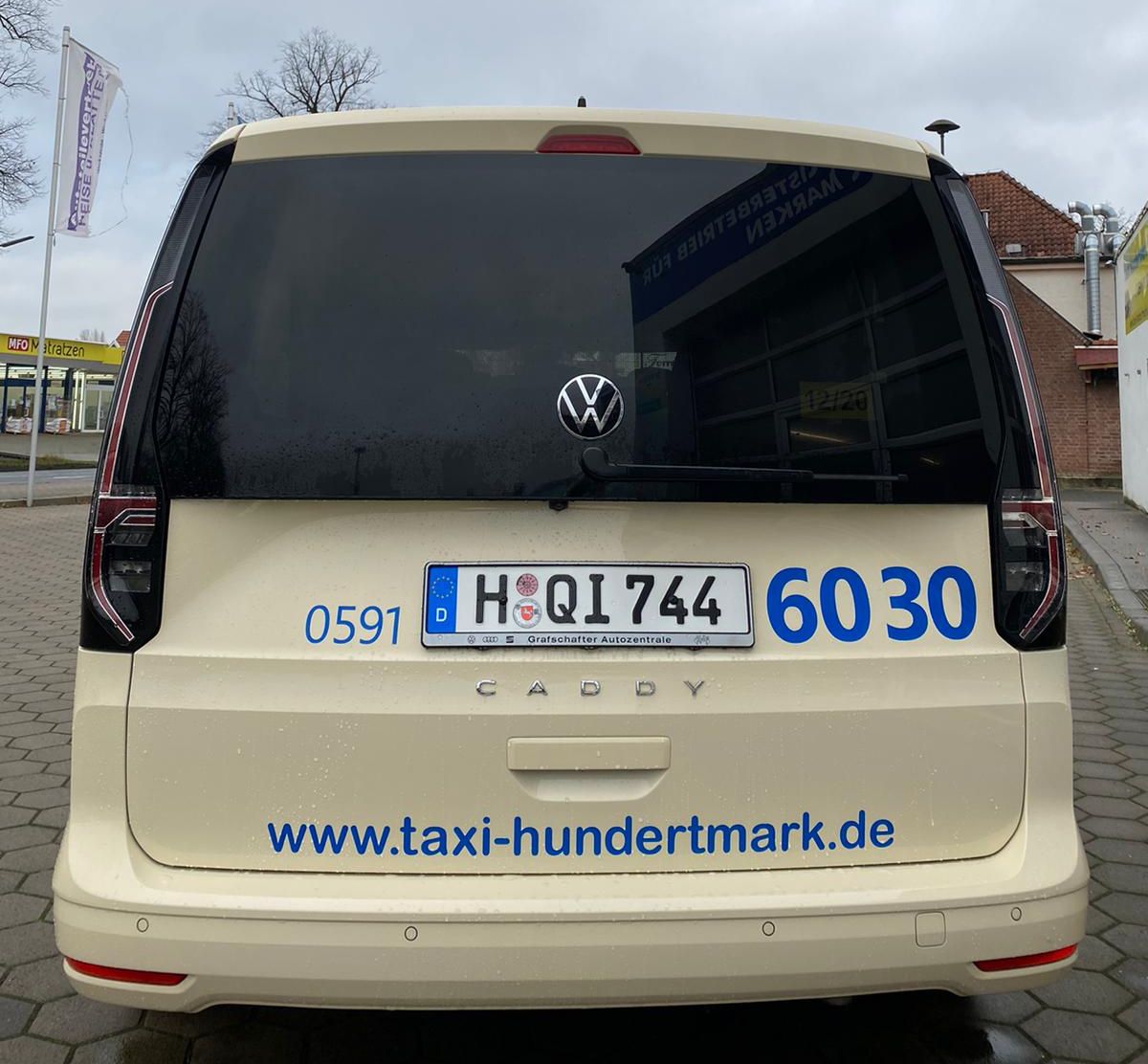 Caddy 5 Taxi Maxi bei Taxi Hundertmark in Lingen neues Fahrzeug